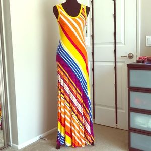 NWT Calvin Klein Multicolored Casual Dress
